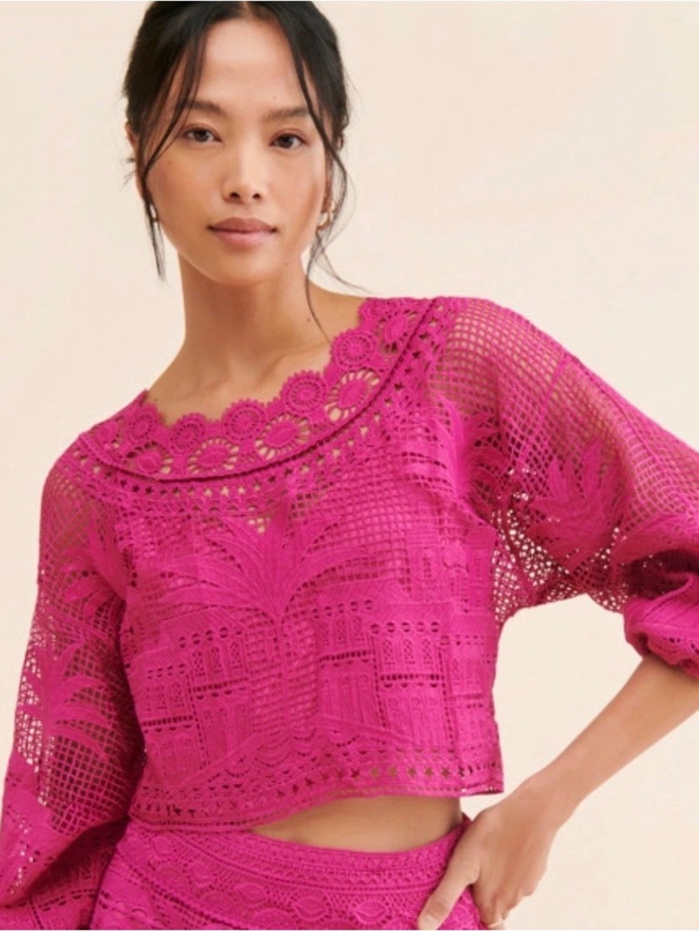 BNWT FATM RIO Alucina Luz Crop Top SZ XL